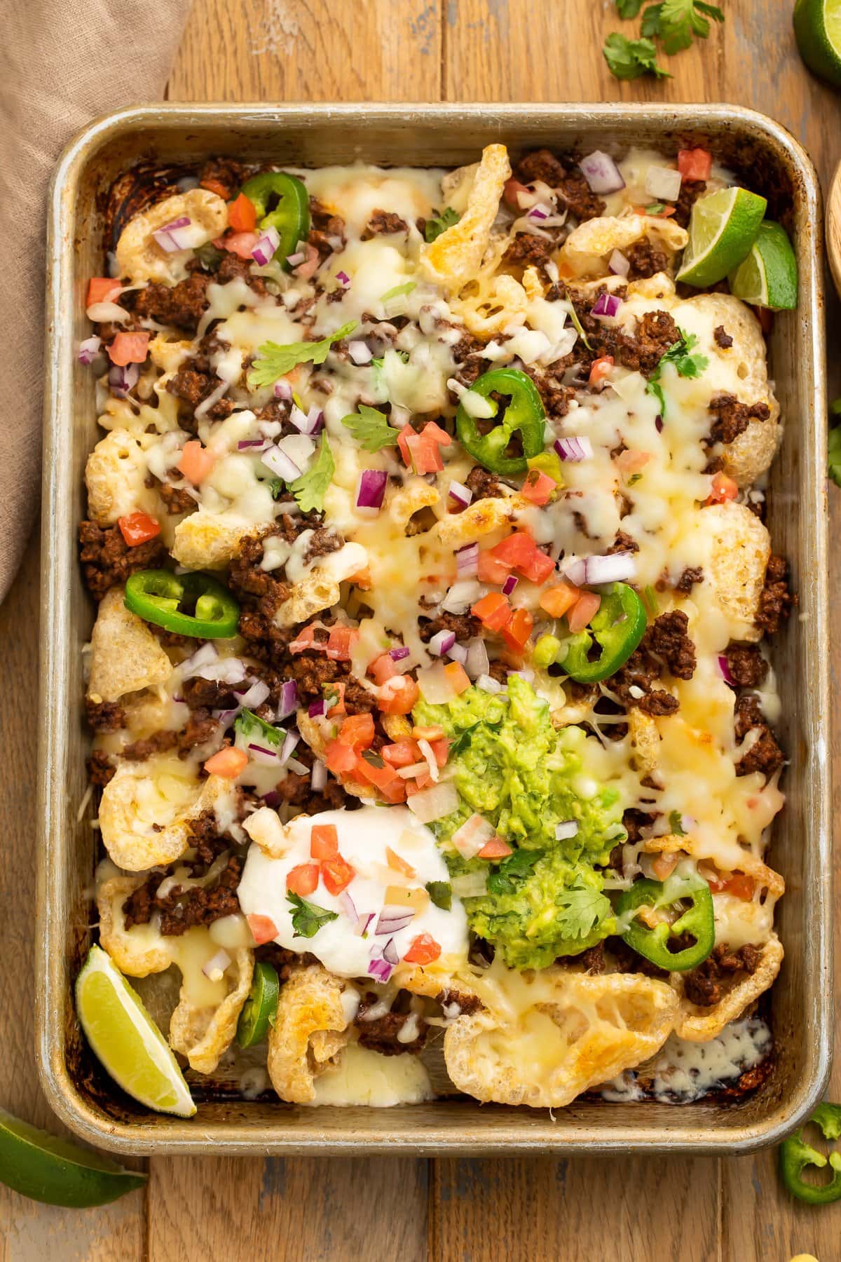 Pork Rind Nachos