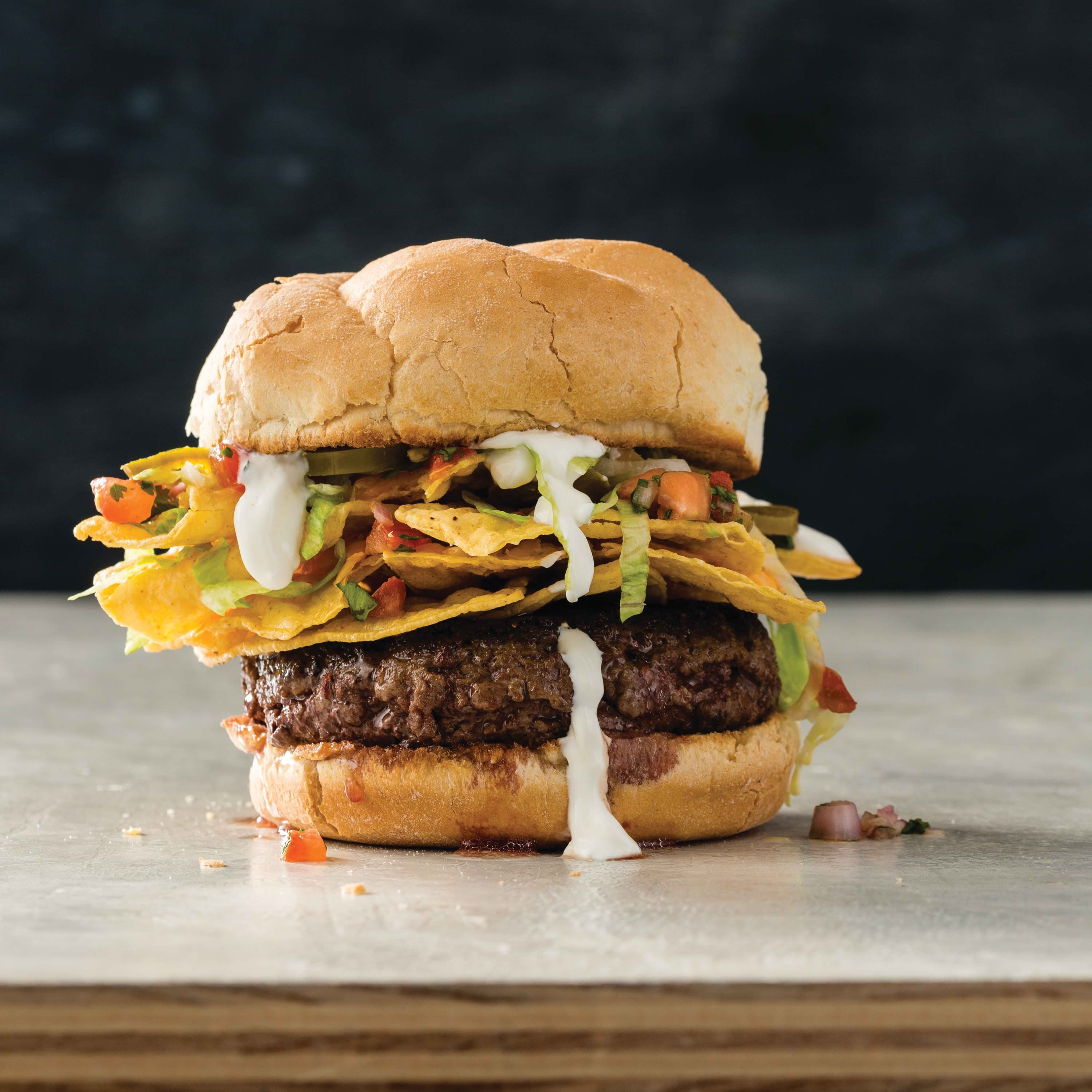 Loaded Nacho Burgers