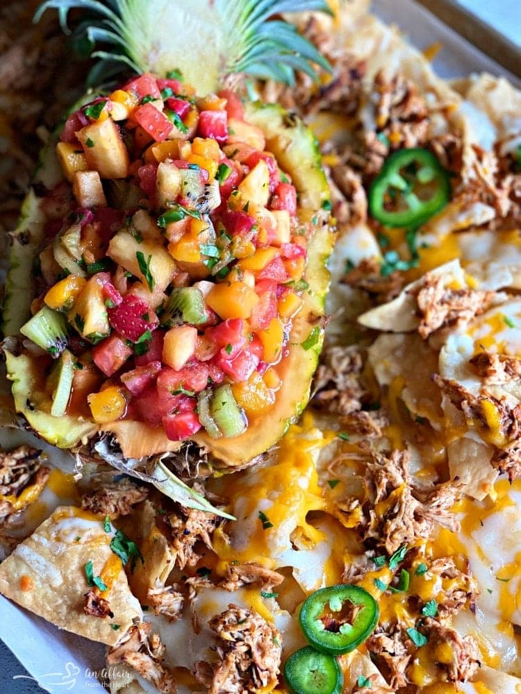 Tropical Chicken Nachos