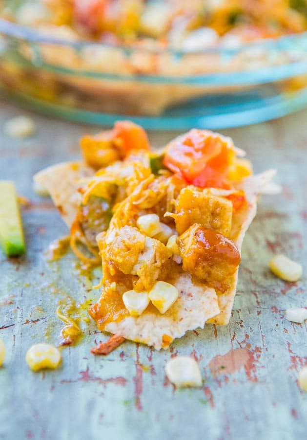 Loaded BBQ Chicken Nachos