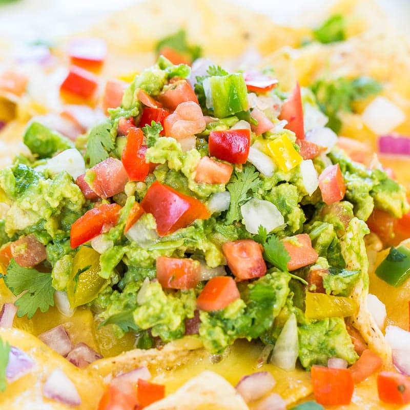 Loaded Guacamole Nachos