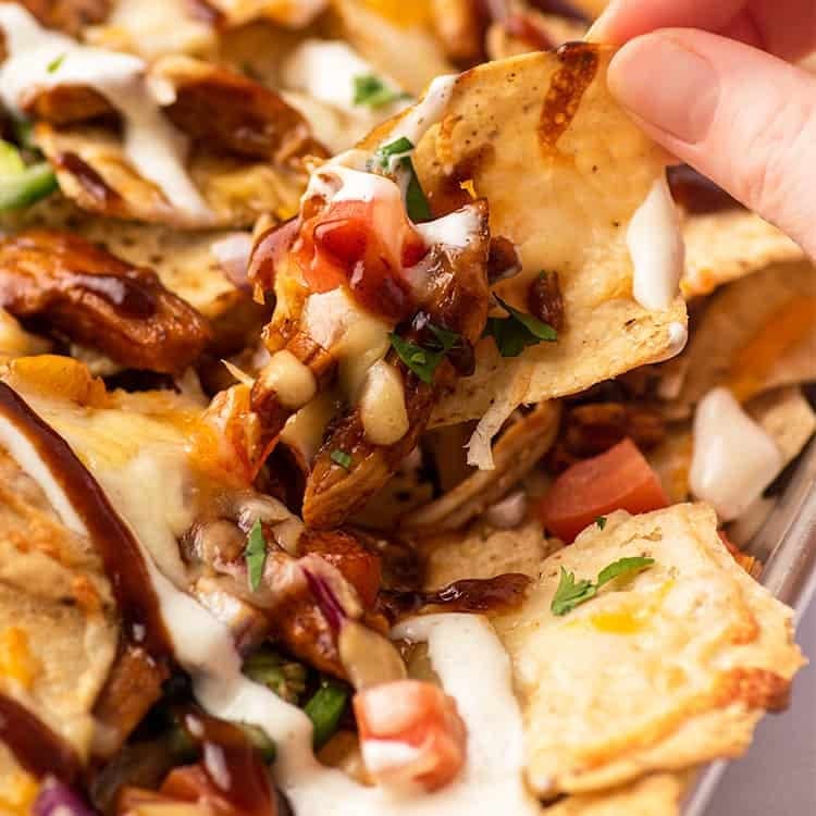 BBQ Chicken Nachos