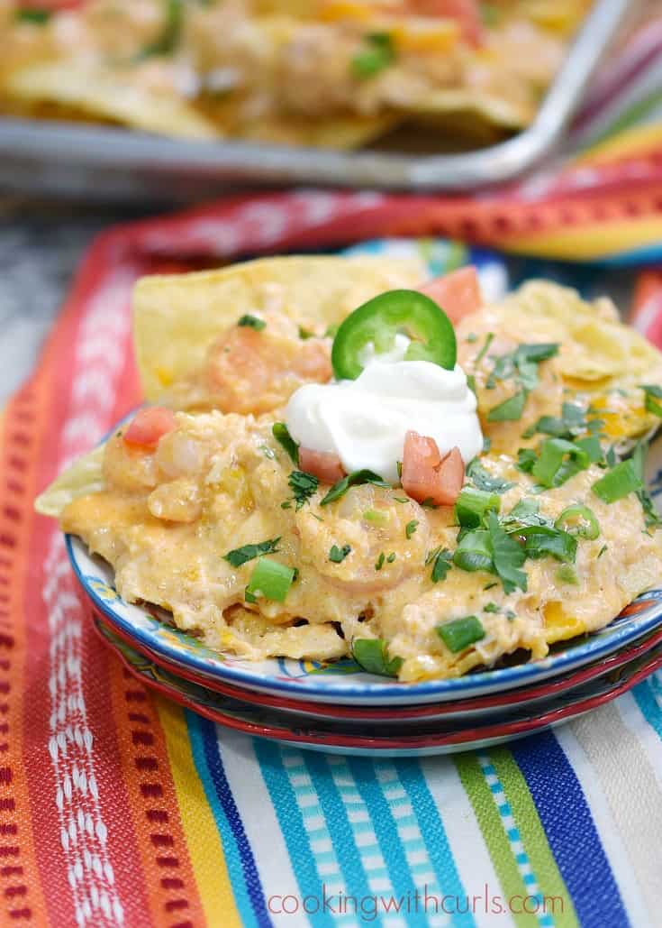 Creamy Seafood Nachos
