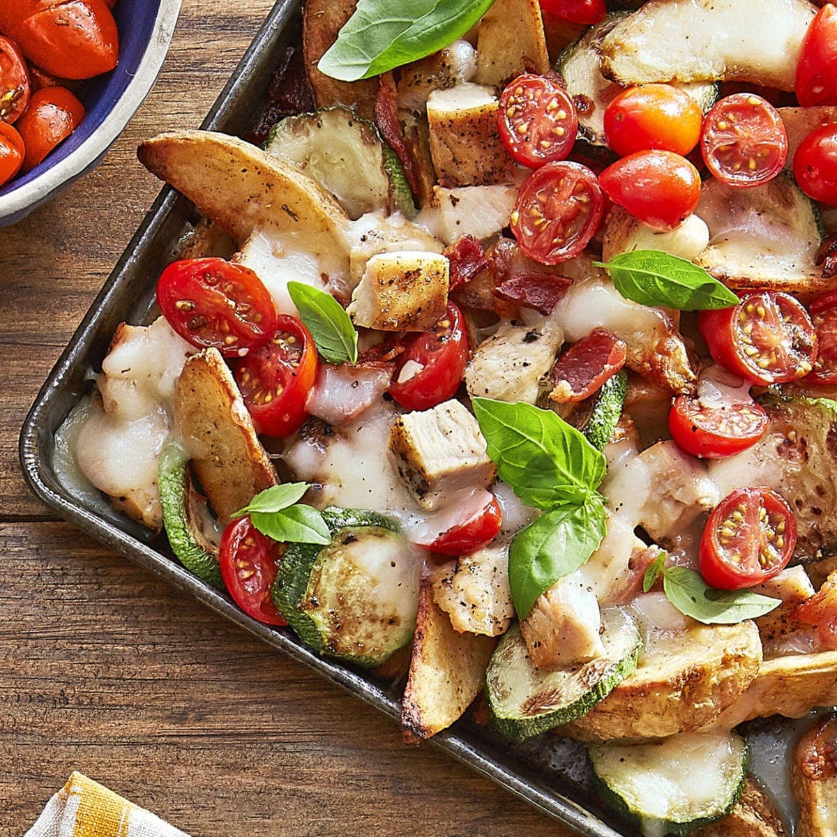 Italian Potato Wedge Nachos