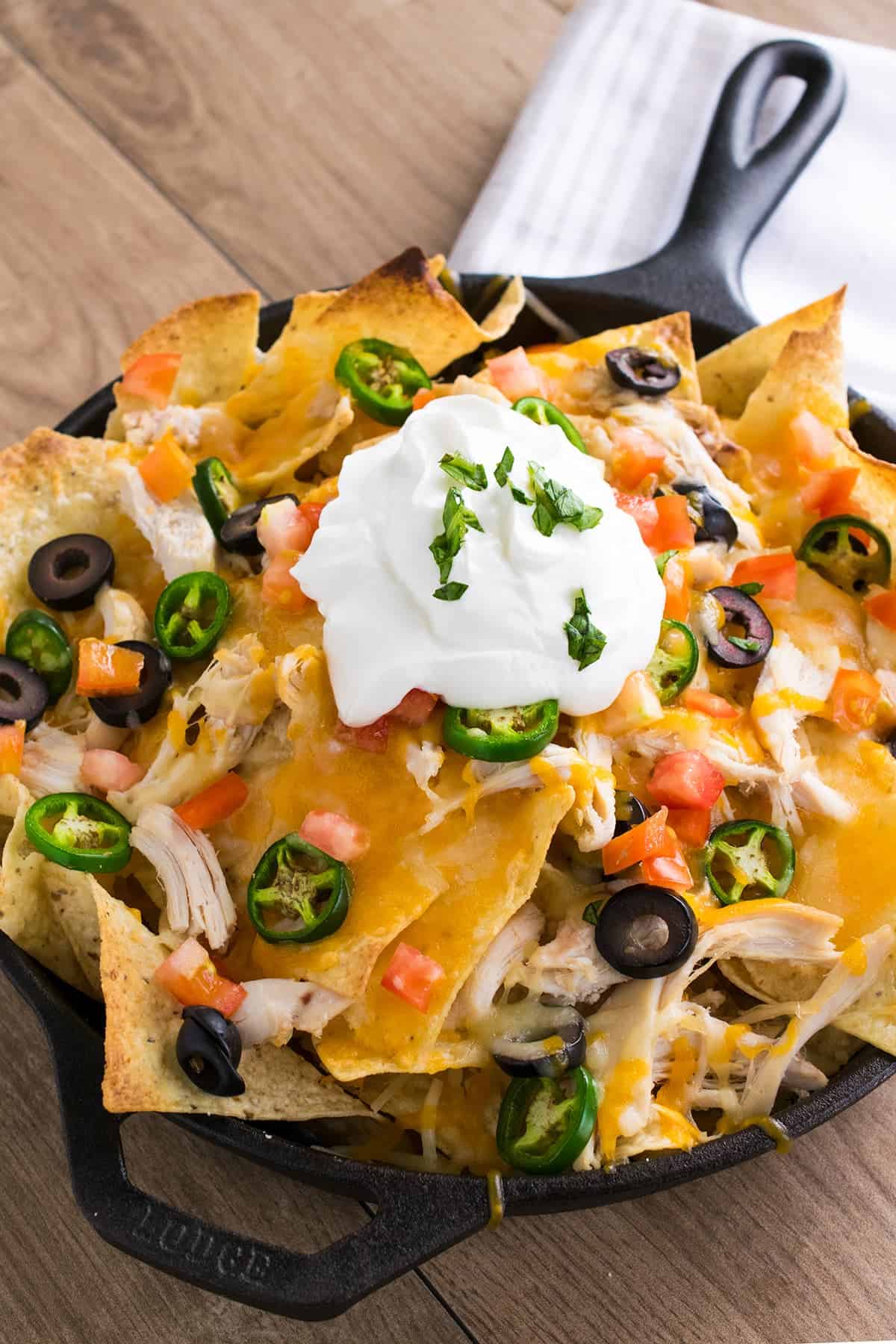 Shredded Chicken Nachos