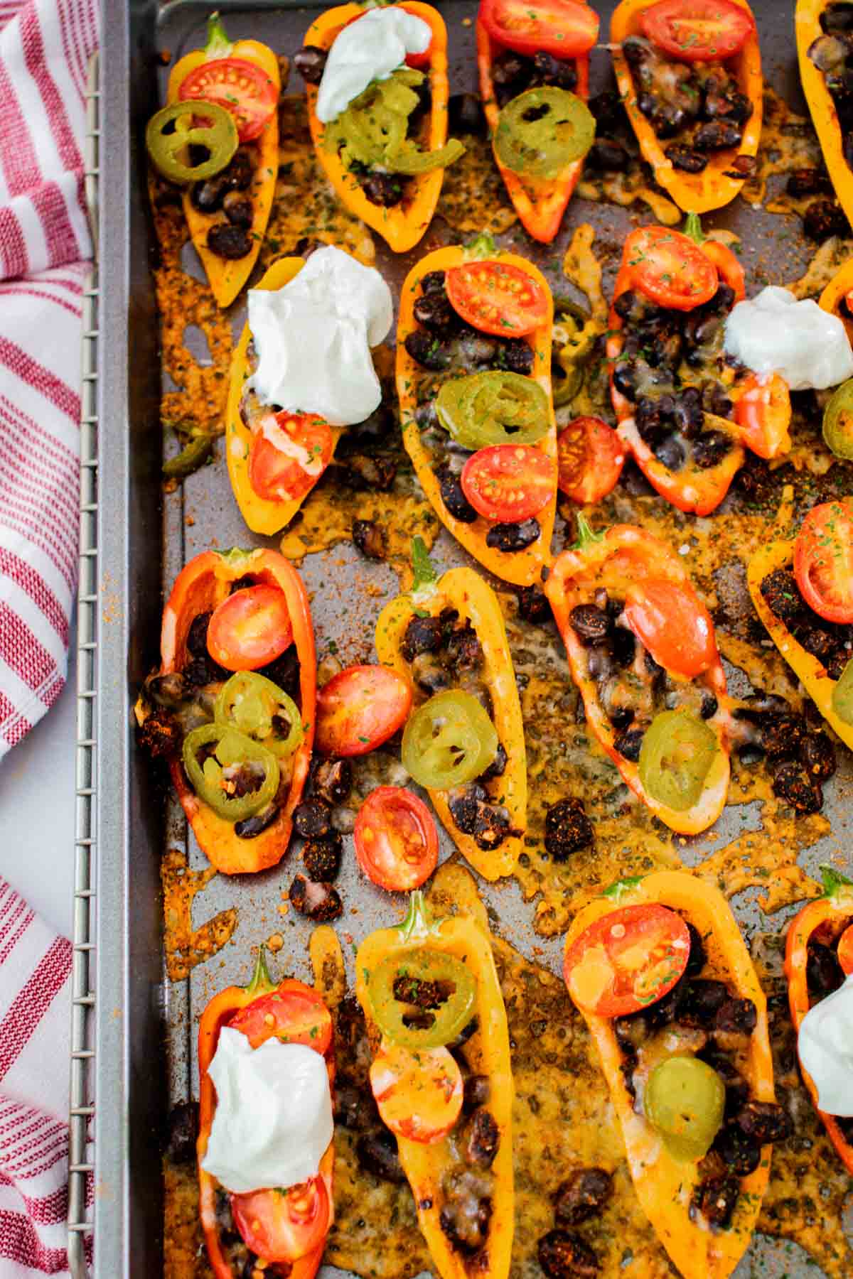 Mini Bell Pepper Nachos