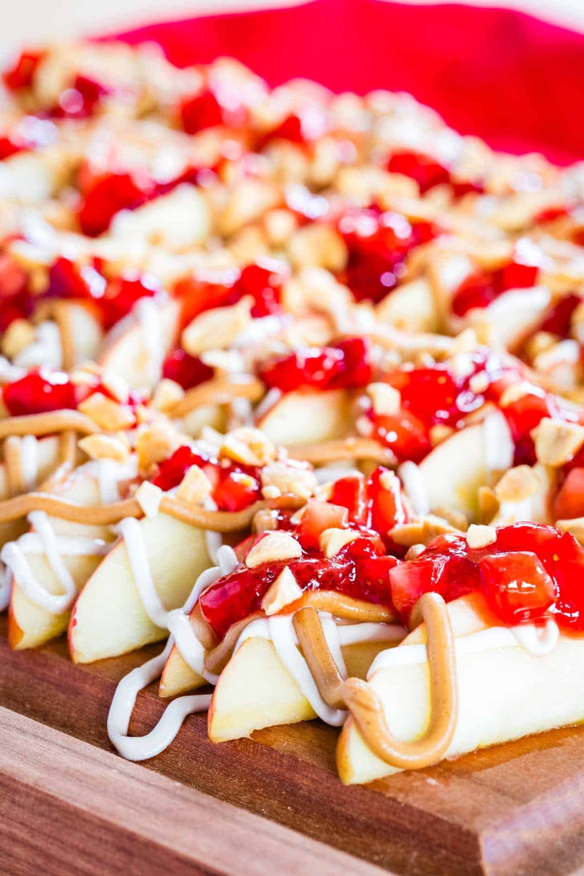 PB&J Apple Nachos