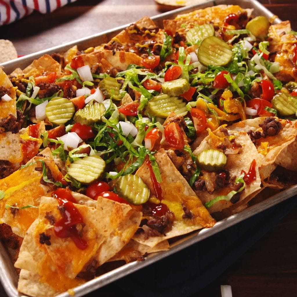 Cheeseburger Nachos