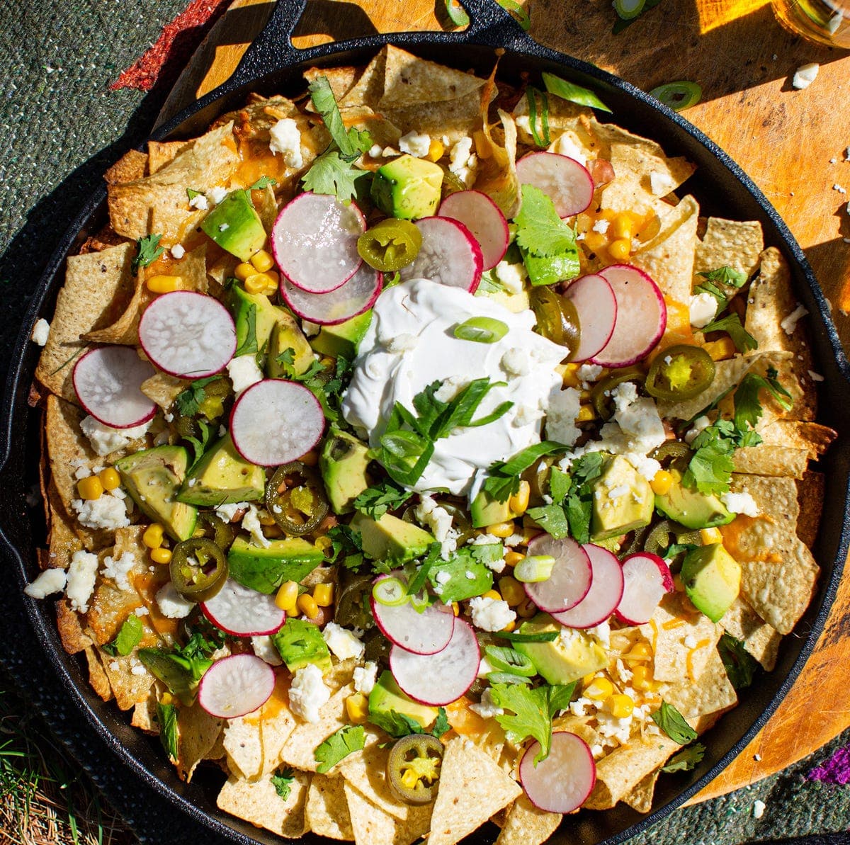 Loaded Campfire Nachos