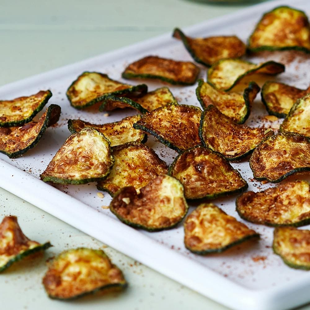 Low carb zucchini nacho chips