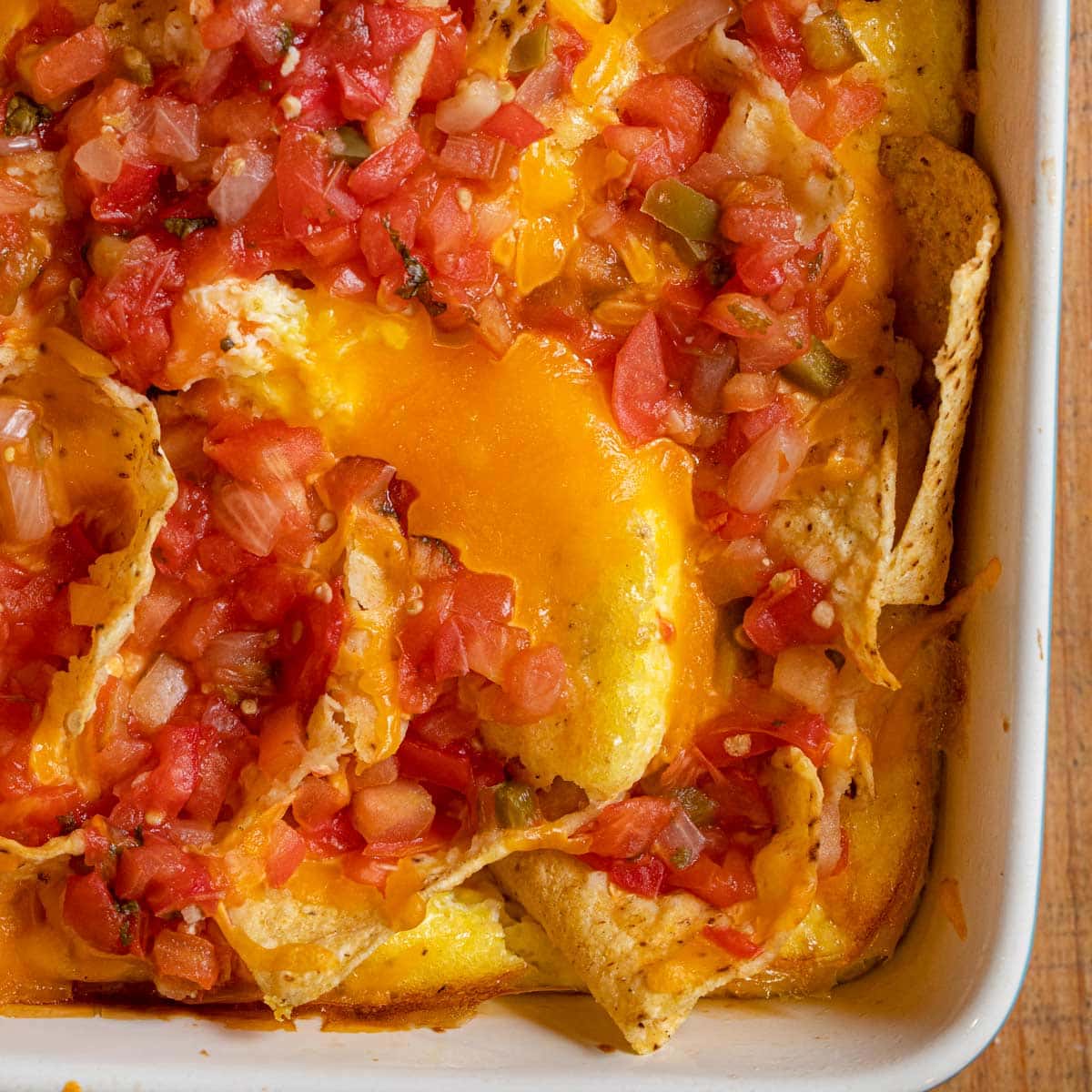 Cheesy Baked Chilaquiles Recipe