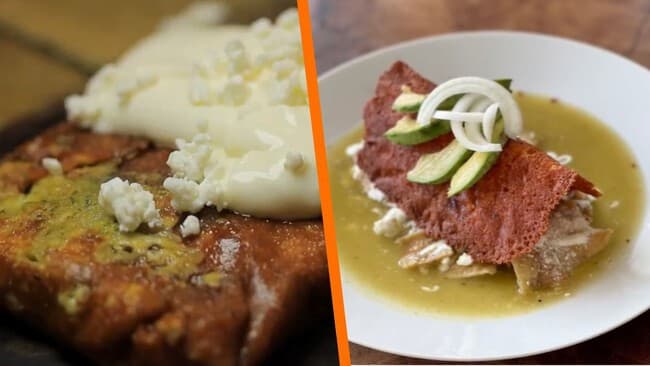 Cómo hacer chilaquiles envueltos en costra de queso, la receta para el desayuno fácil y con mucho sabor