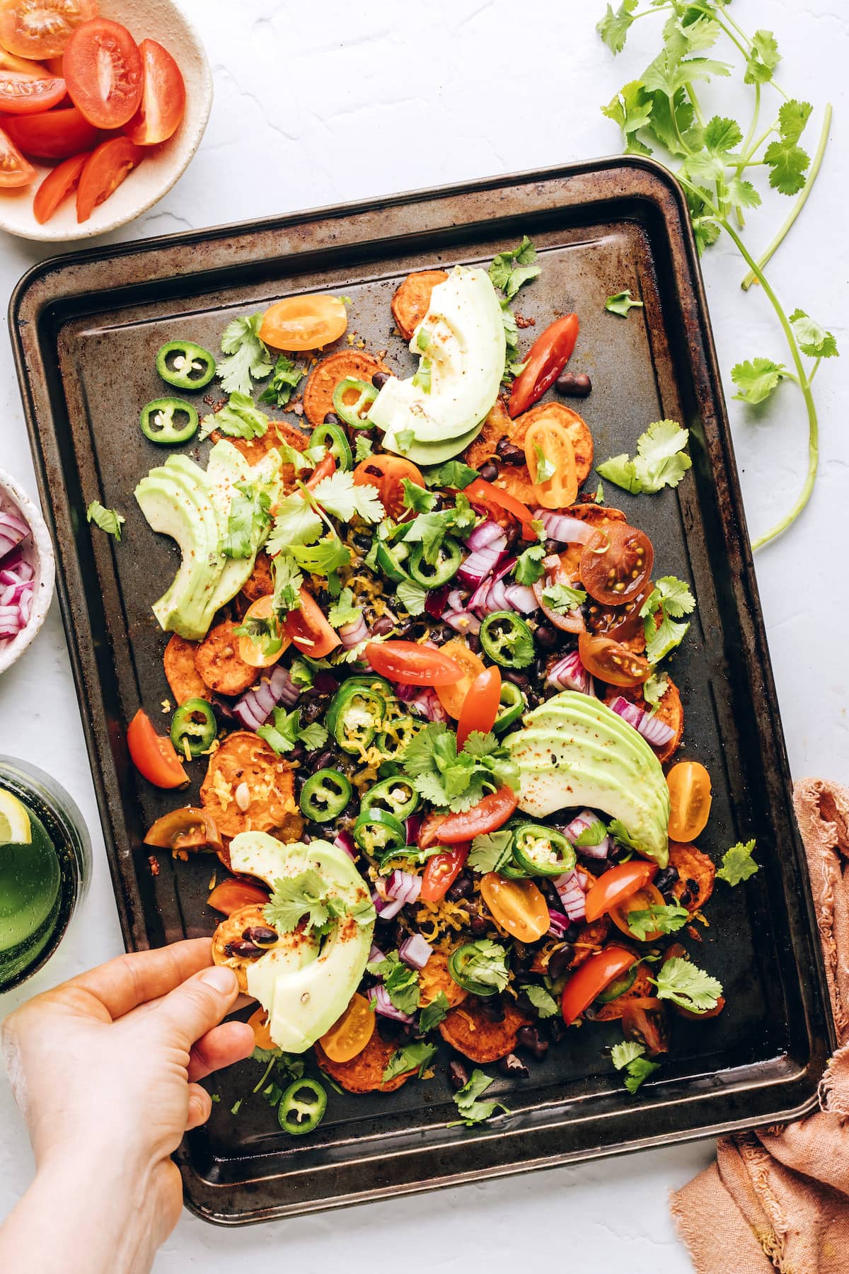 Loaded Sweet Potato Nachos