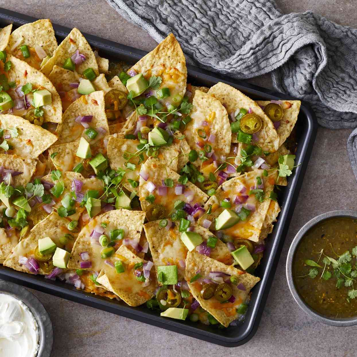 Loaded Sheet-Pan Nachos