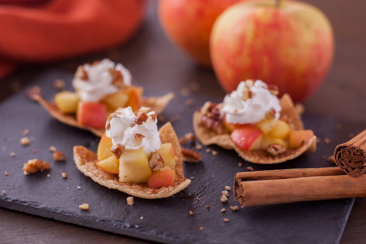 Apple Pie Nachos Lite