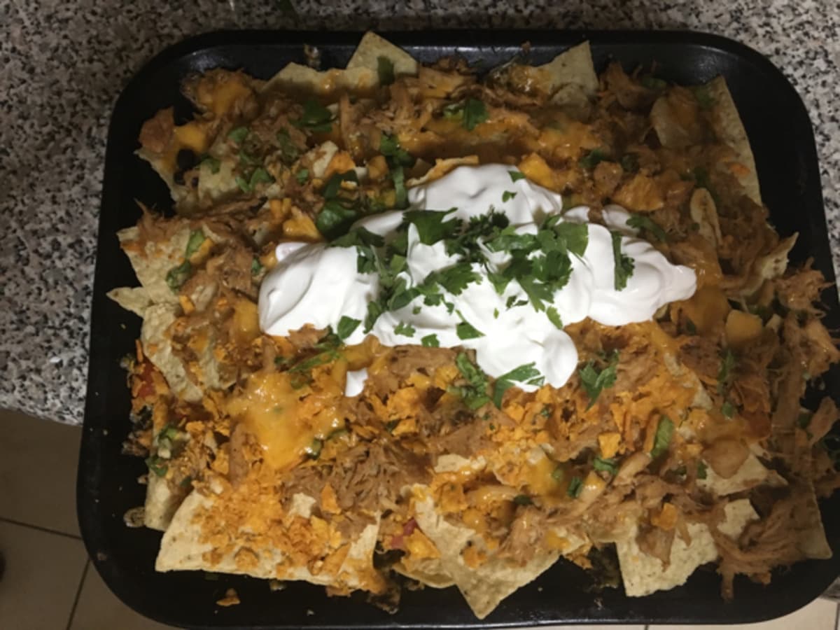 Barbecue Chicken Nachos