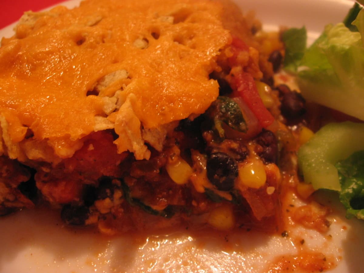 Black Bean Chilaquile