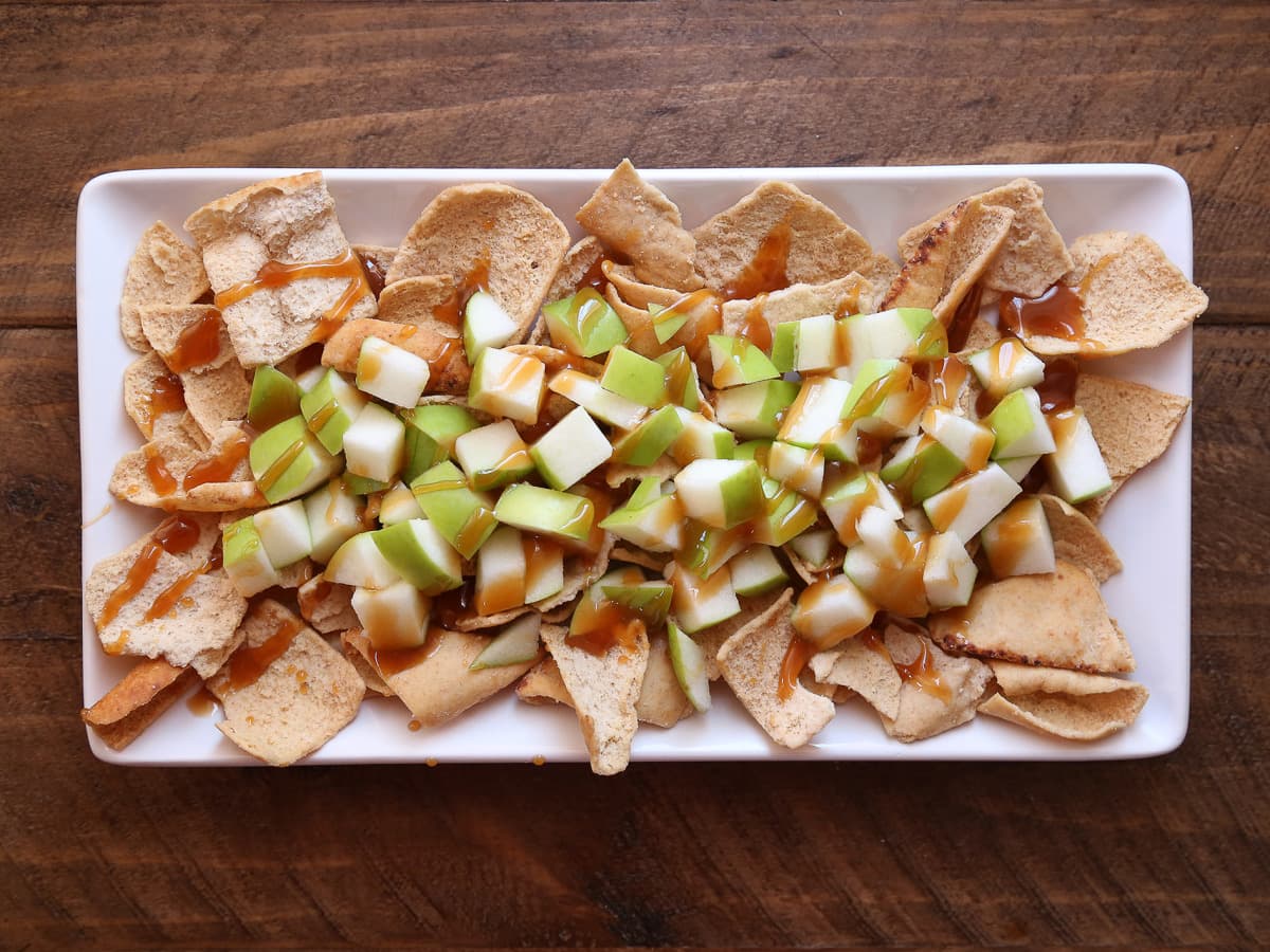 Caramel Apple Nachos