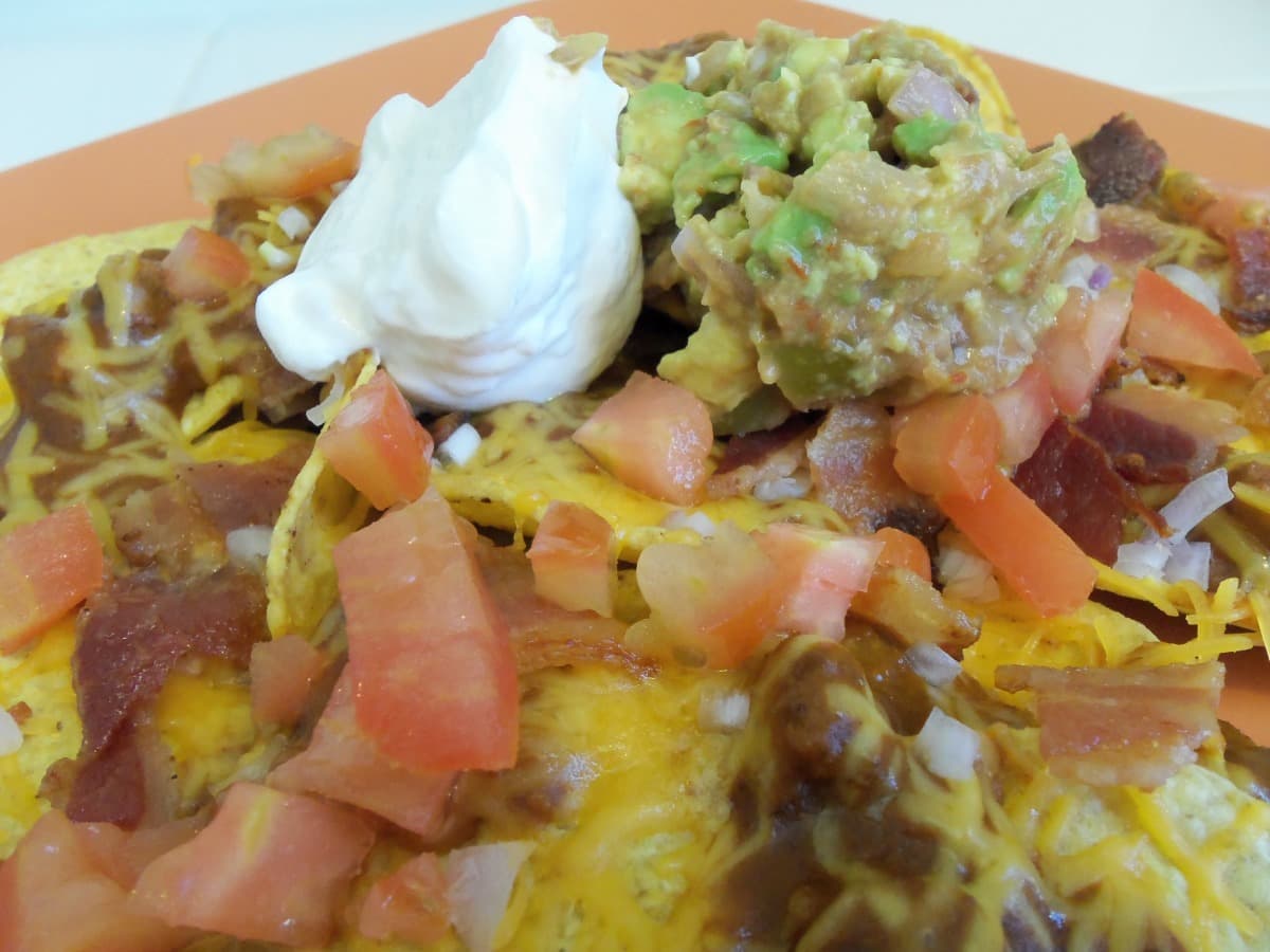 Chili Bacon Nachos for Two