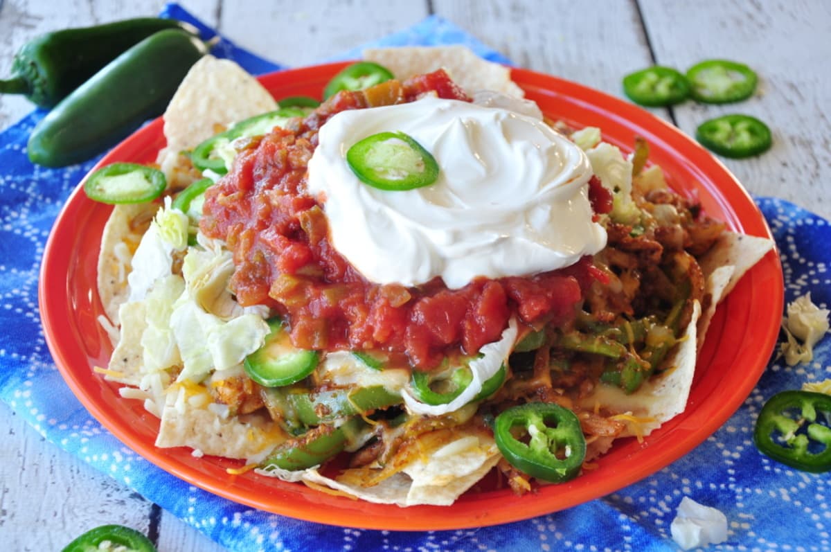 Chili's Chicken Fajita Nachos (Copycat)