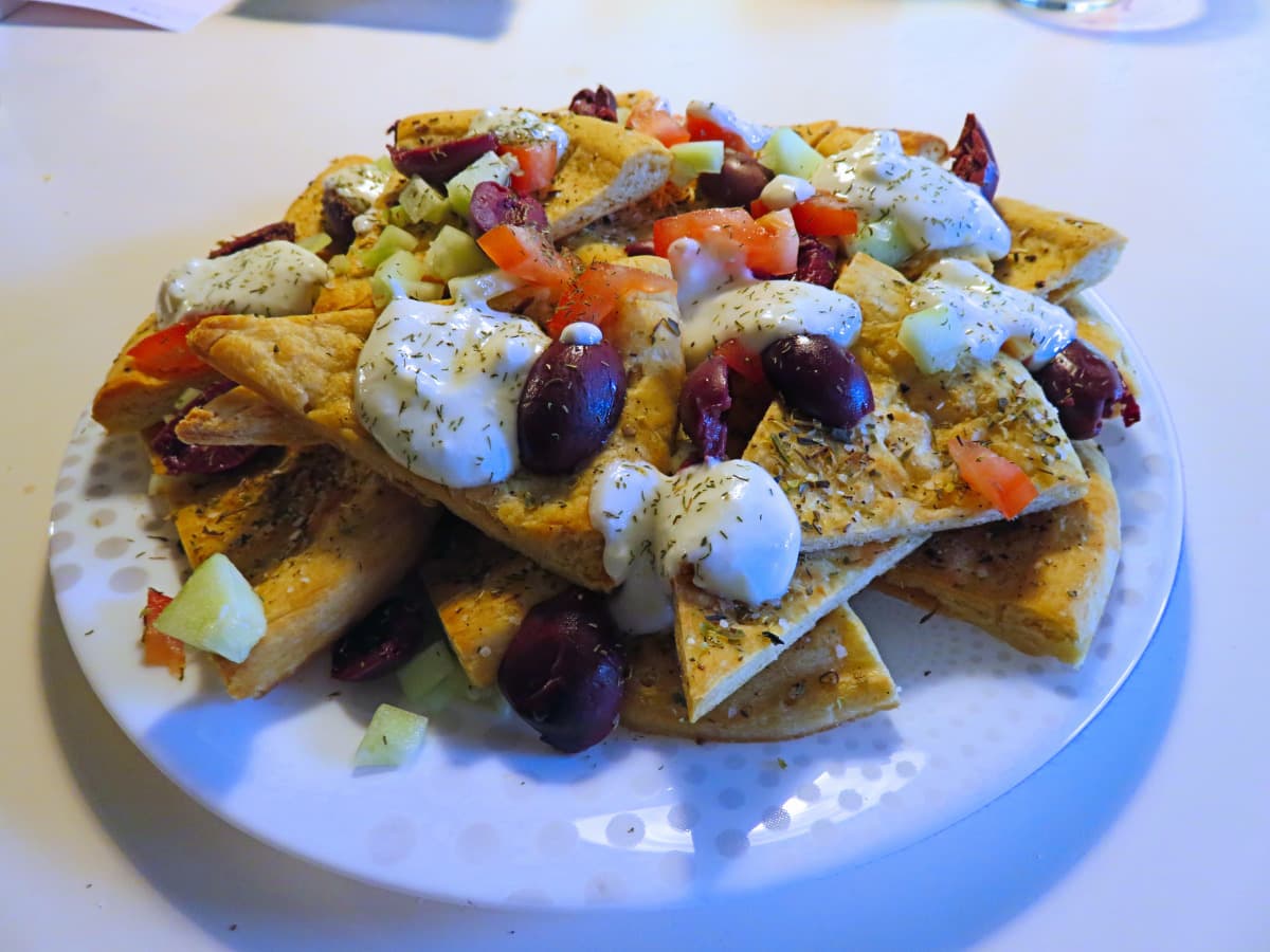 Greek Nachos With Whipped Feta