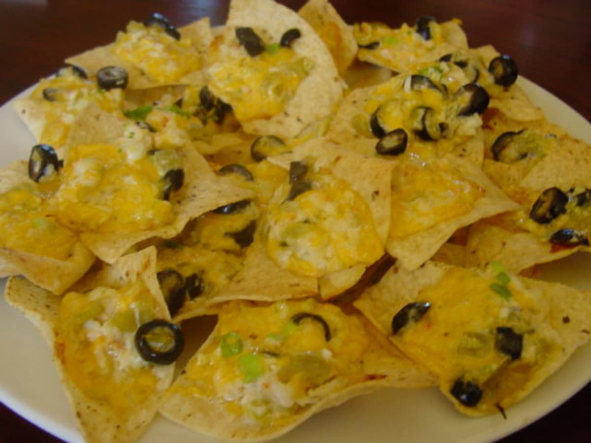 Shrimp Nachos (Baja 'derves)