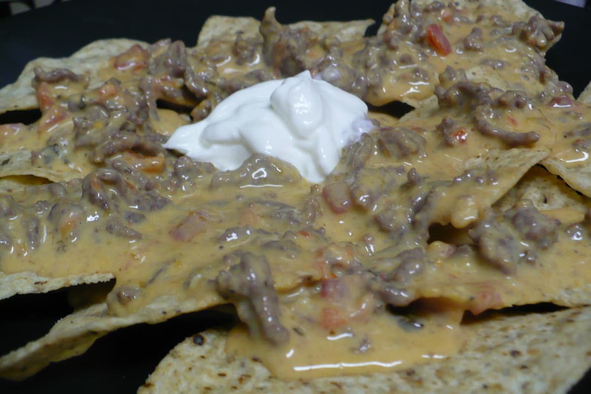 Spicy Cheeseburger Nachos