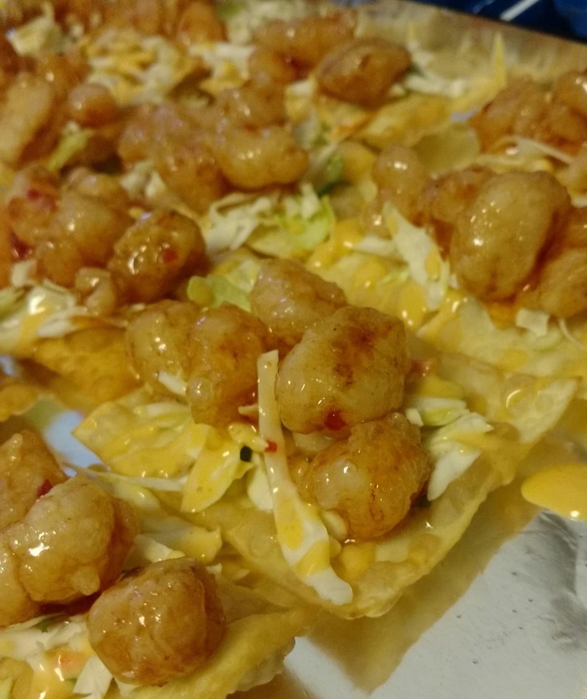 Sweet Chili Shrimp Nachos