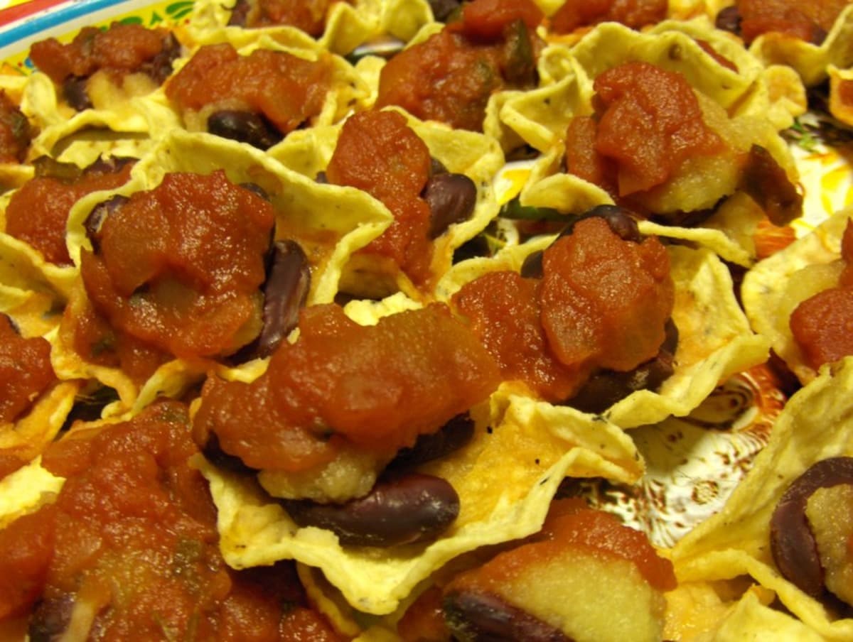Vegan Applesauce Nachos
