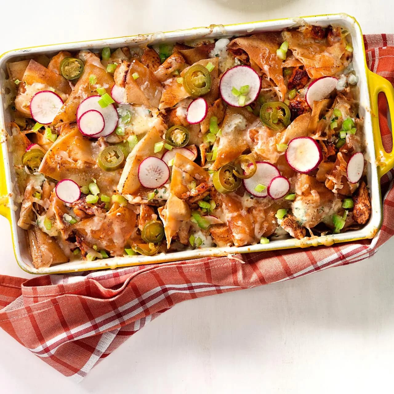 Buffalo Chicken Nachos