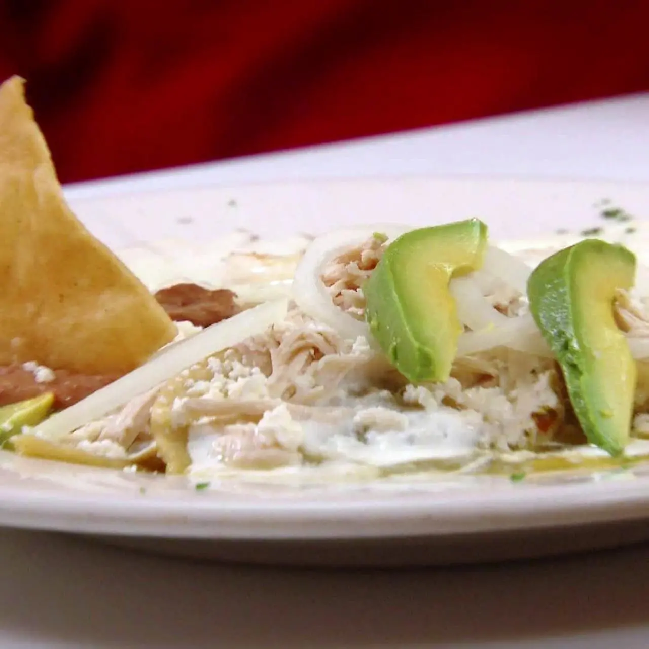 Chilaquiles in Green Sauce