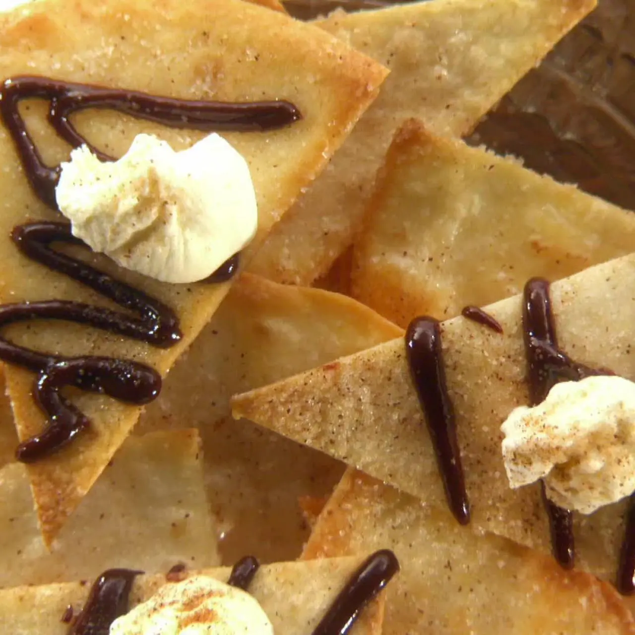 Chocolate-Cinnamon "Nachos"