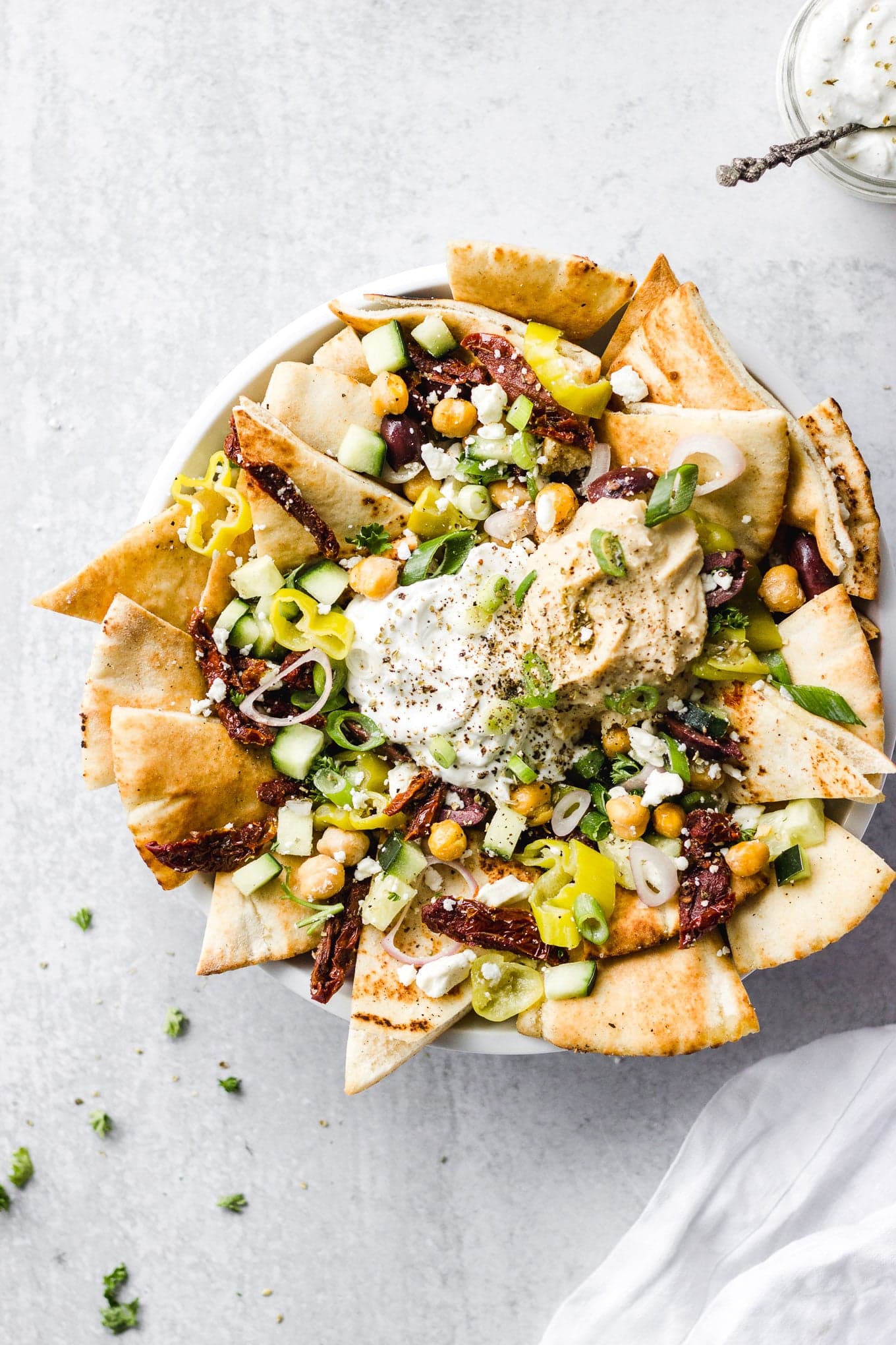 Mediterranean Nachos