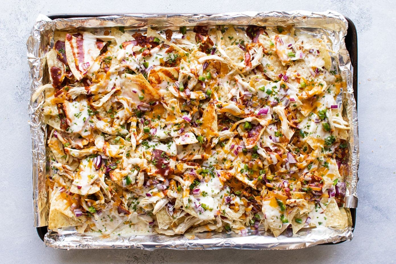 BBQ Chicken Nachos