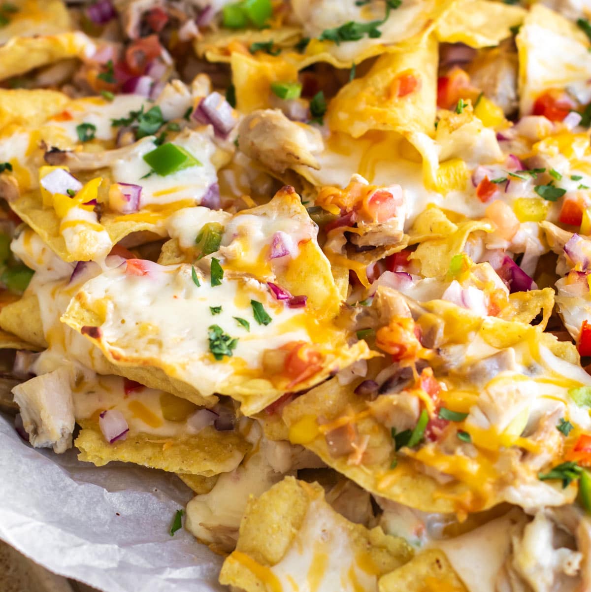 Chicken Fajita Nachos