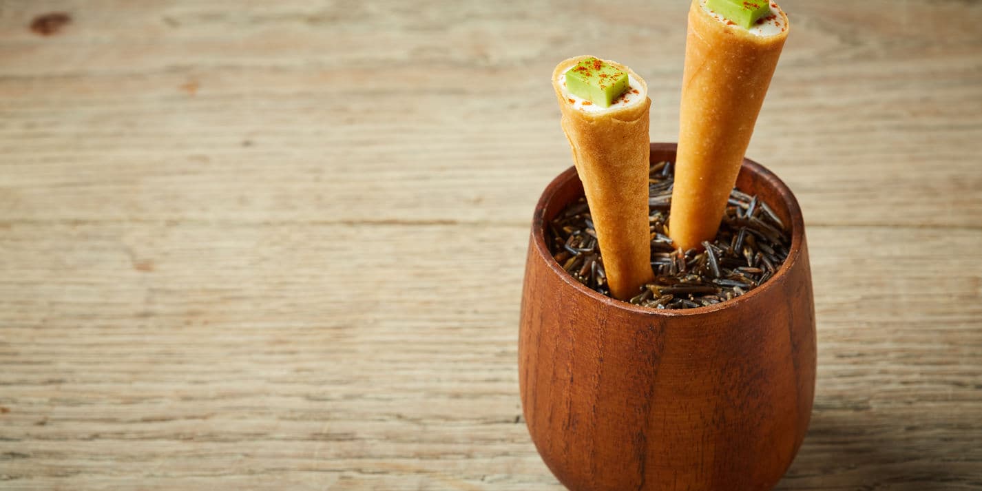 Nacho cheese cones