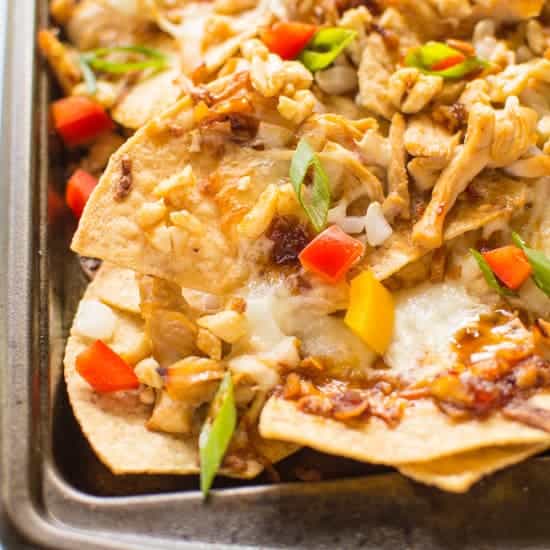 Kung Pao Chicken Nachos