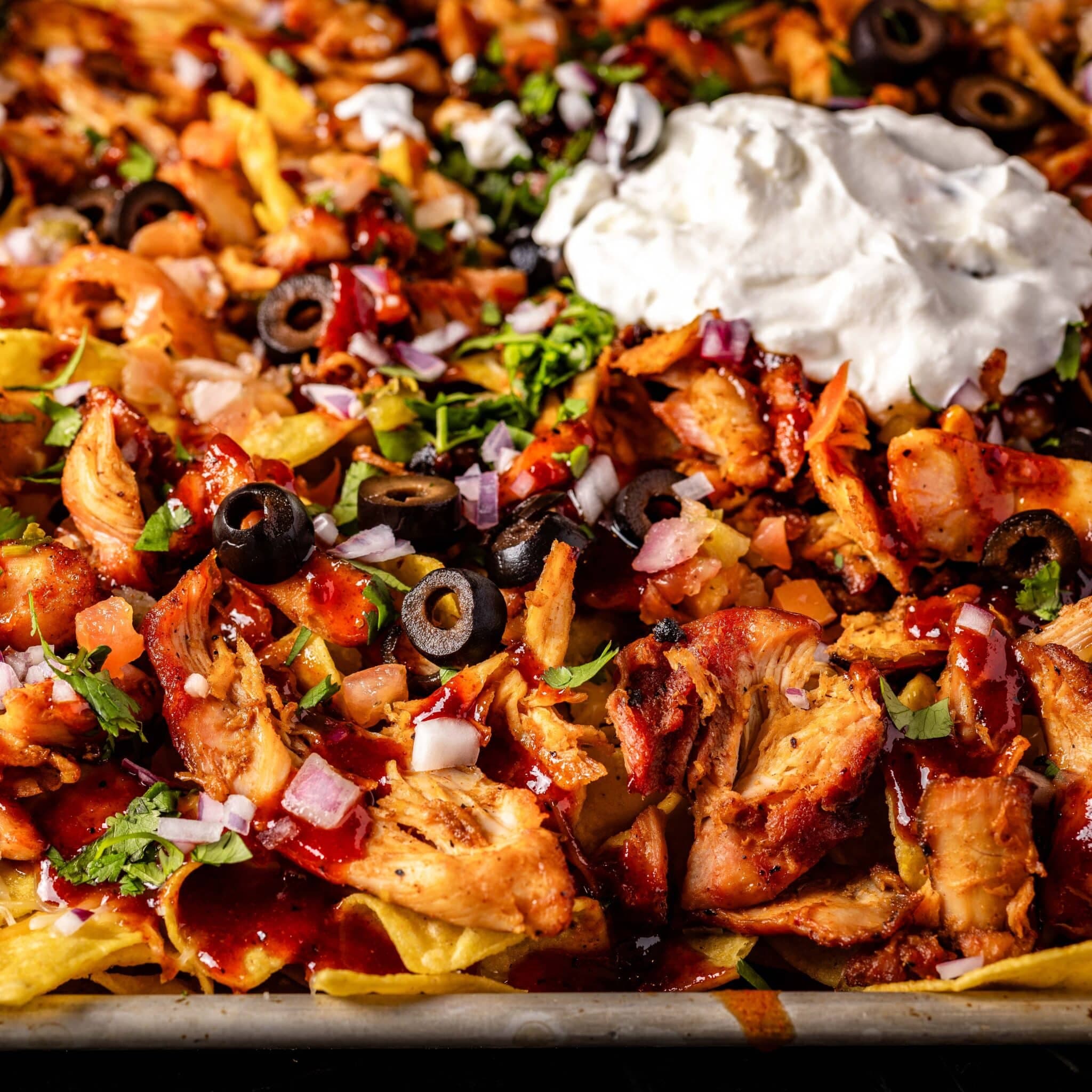 Hot Honey Chicken Nachos