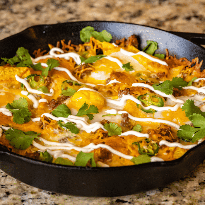 Loaded Breakfast Nachos