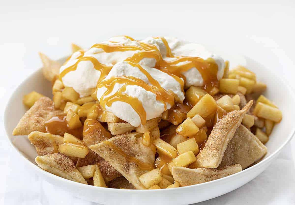 Apple Pie Dessert Nachos