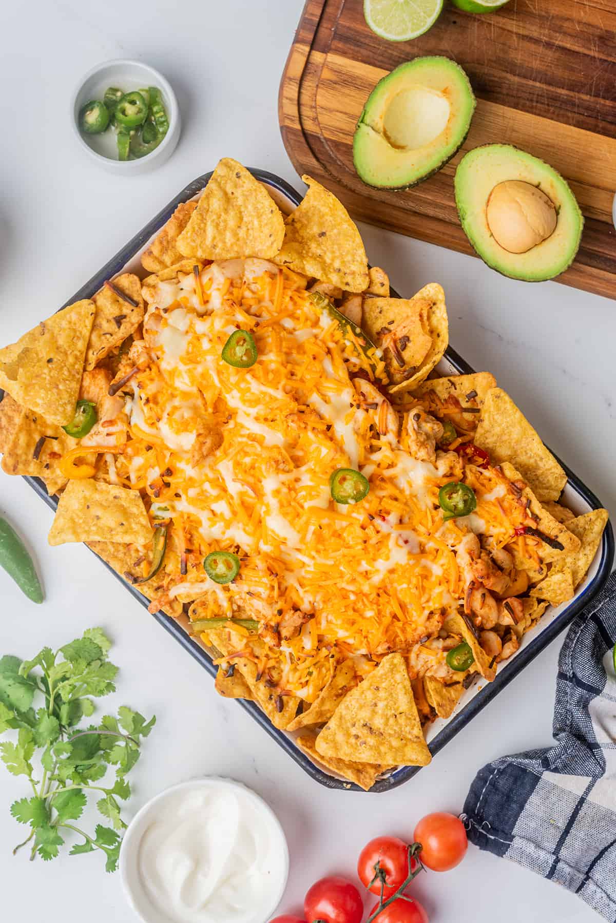 Chicken Fajita Nachos