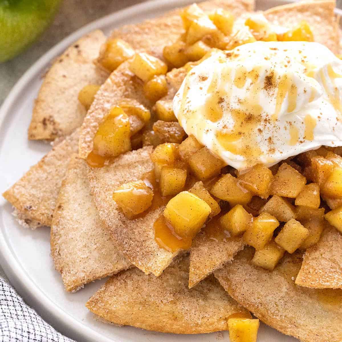 Apple Pie Nachos
