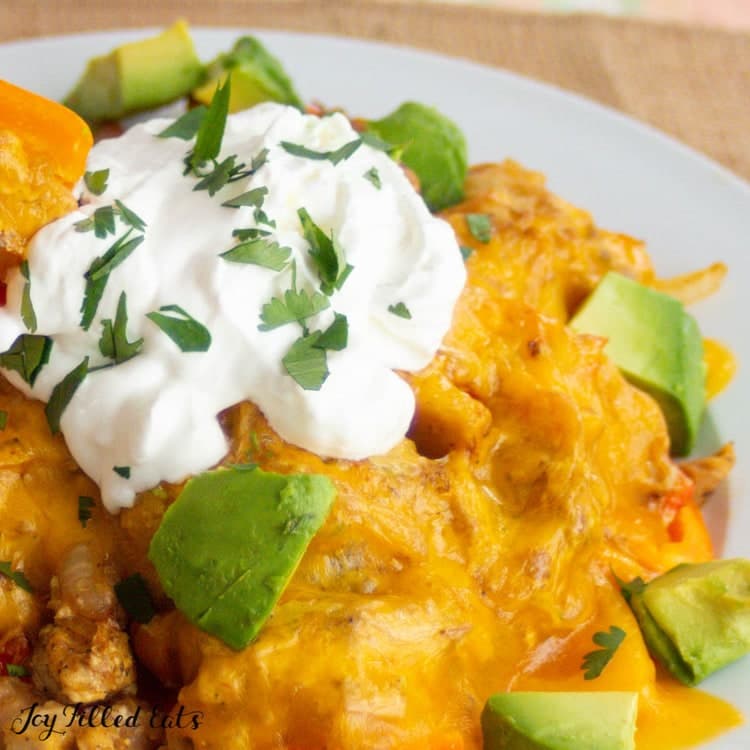 Chicken Fajita Nachos