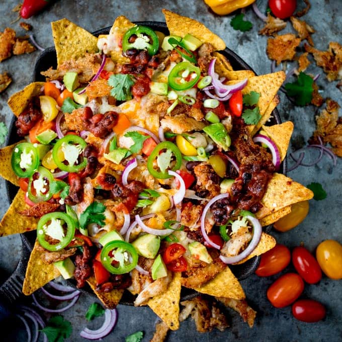 Crispy Turkey Nachos