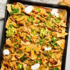 Easy BBQ Chicken Nachos