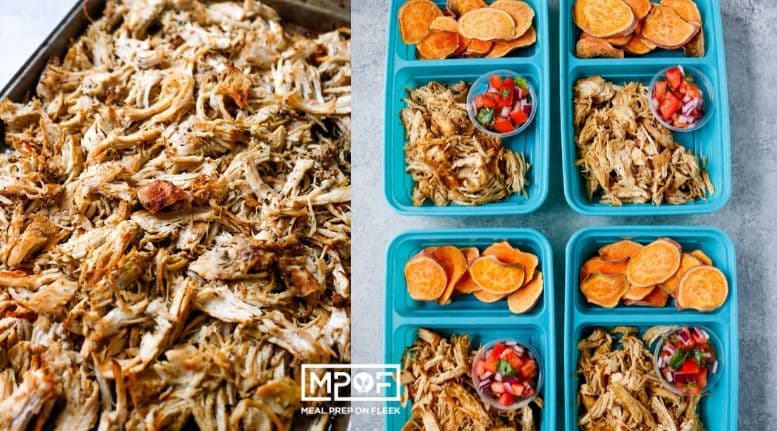 Chicken Carnitas Sweet Potato Nachos