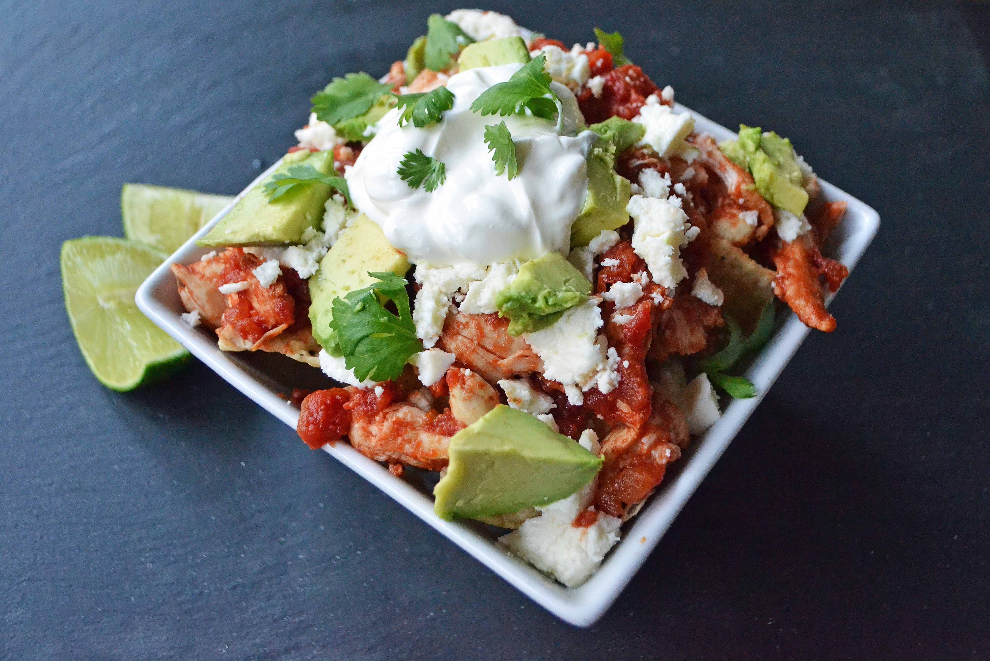 Easy Chicken Chilaquiles
