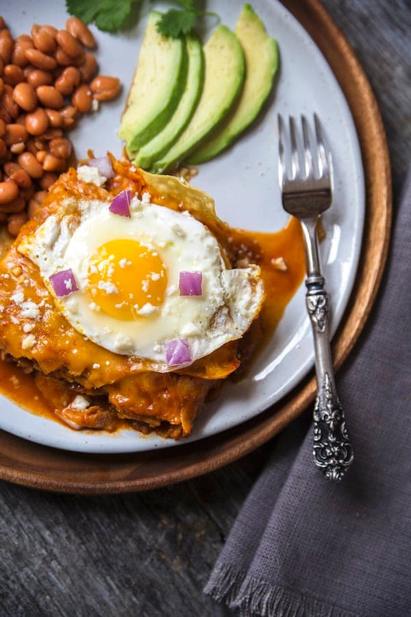 Red Chilaquiles for a Crowd
