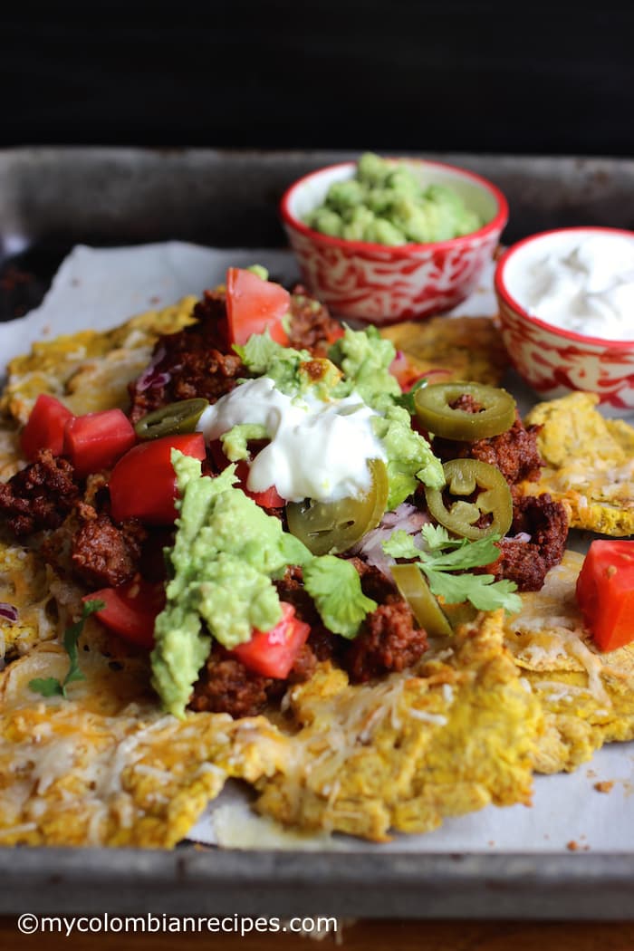 Patacón Loaded Nachos