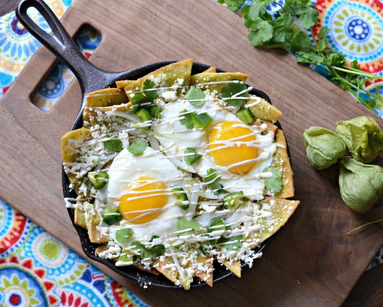 Chilaquiles Verdes Saludables
